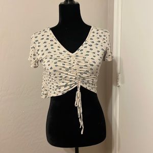 Floral crop top